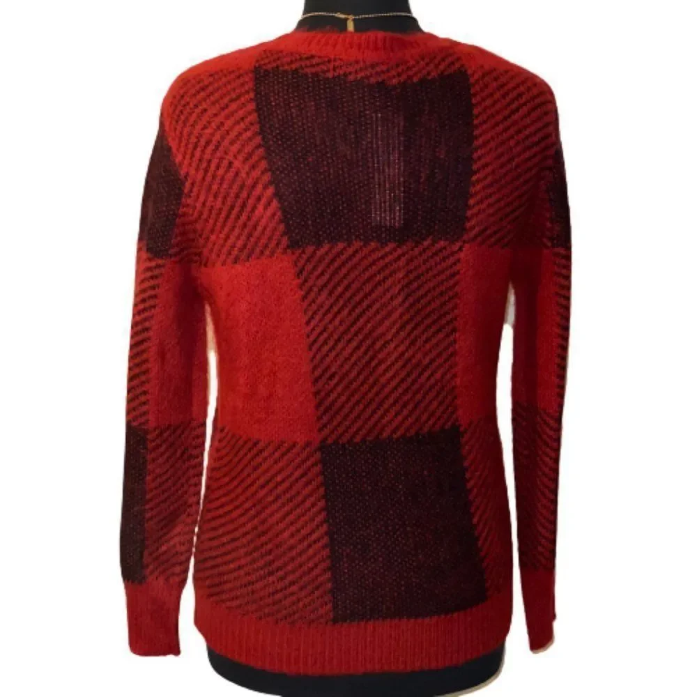 🆕Westbound Red, Black & Charcoal Sweater size PXL - Picture 3 of 6